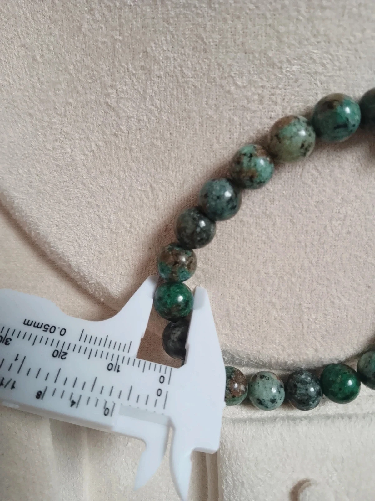 Bracelet pierre de turquoise africaine – photo 2